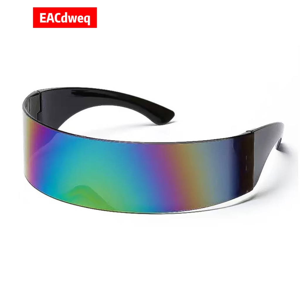 Women'S Fashion Visor - Óculos de Sol Futuristas Y2K com