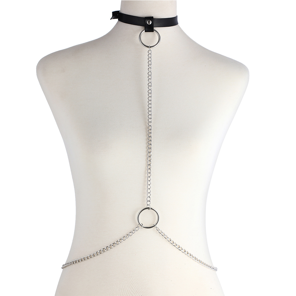Women'S Fashion Harness - Corrente Corporal Sexy Gótica para Mulheres,