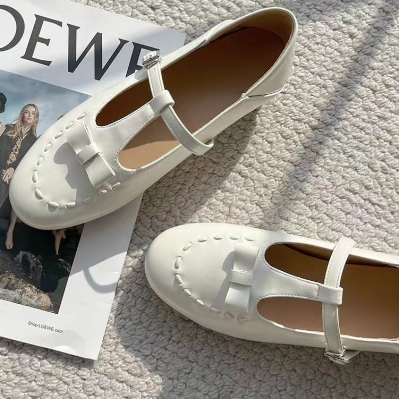 Women'S Fashion For 2025 - Novo francês roped mary jane sapatos