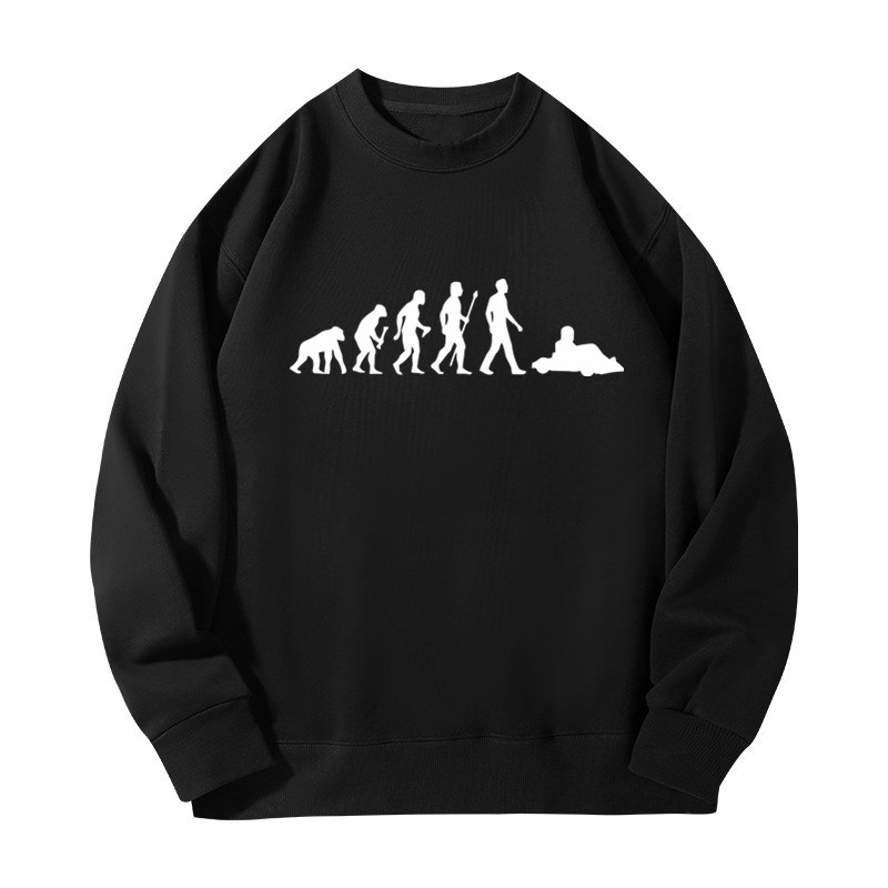 Women Fashion Evolution - Moletom estampado Evolution Go Kart Racing
