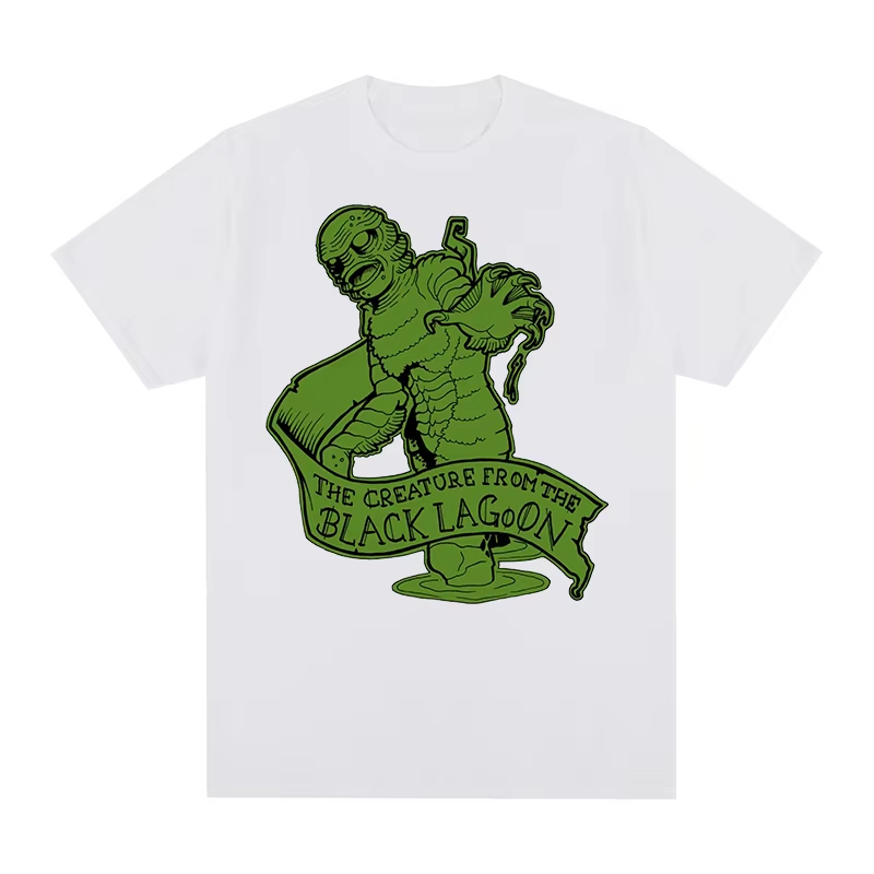 Women'S Fashion Of The 50S - Camiseta Vintage Creature From The Black