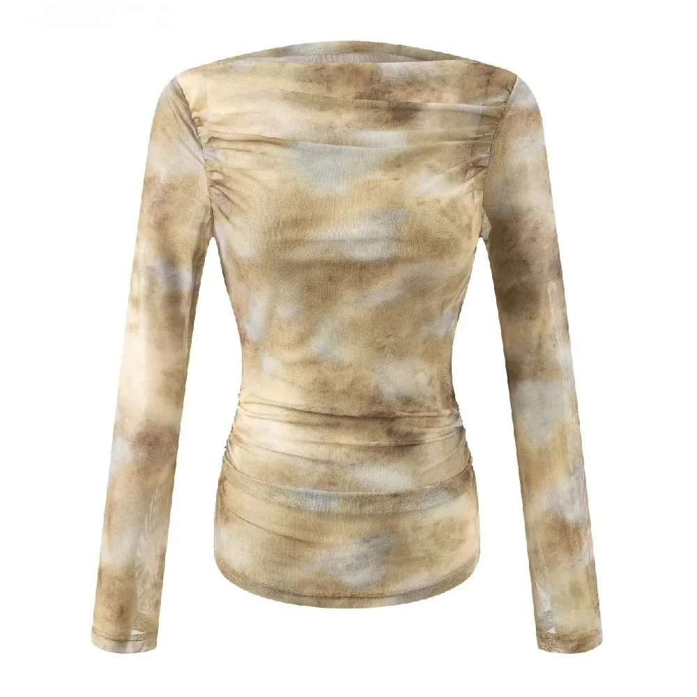 Women'S Fashion For 2025 - Camiseta Feminina 2025 com Estampa Tie-Dye