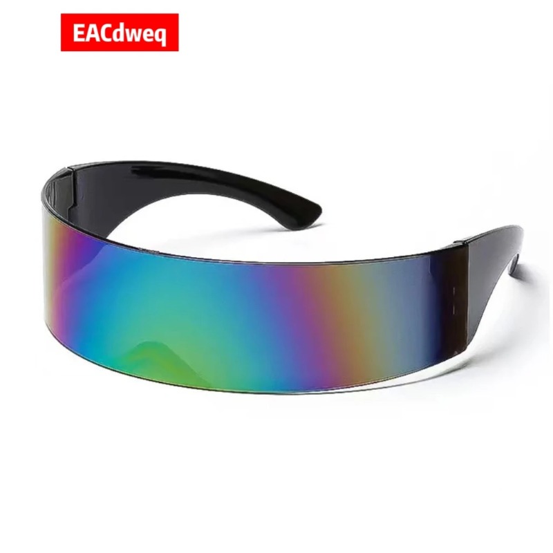 Women'S Fashion Visor - Óculos de Sol Futuristas Y2K com