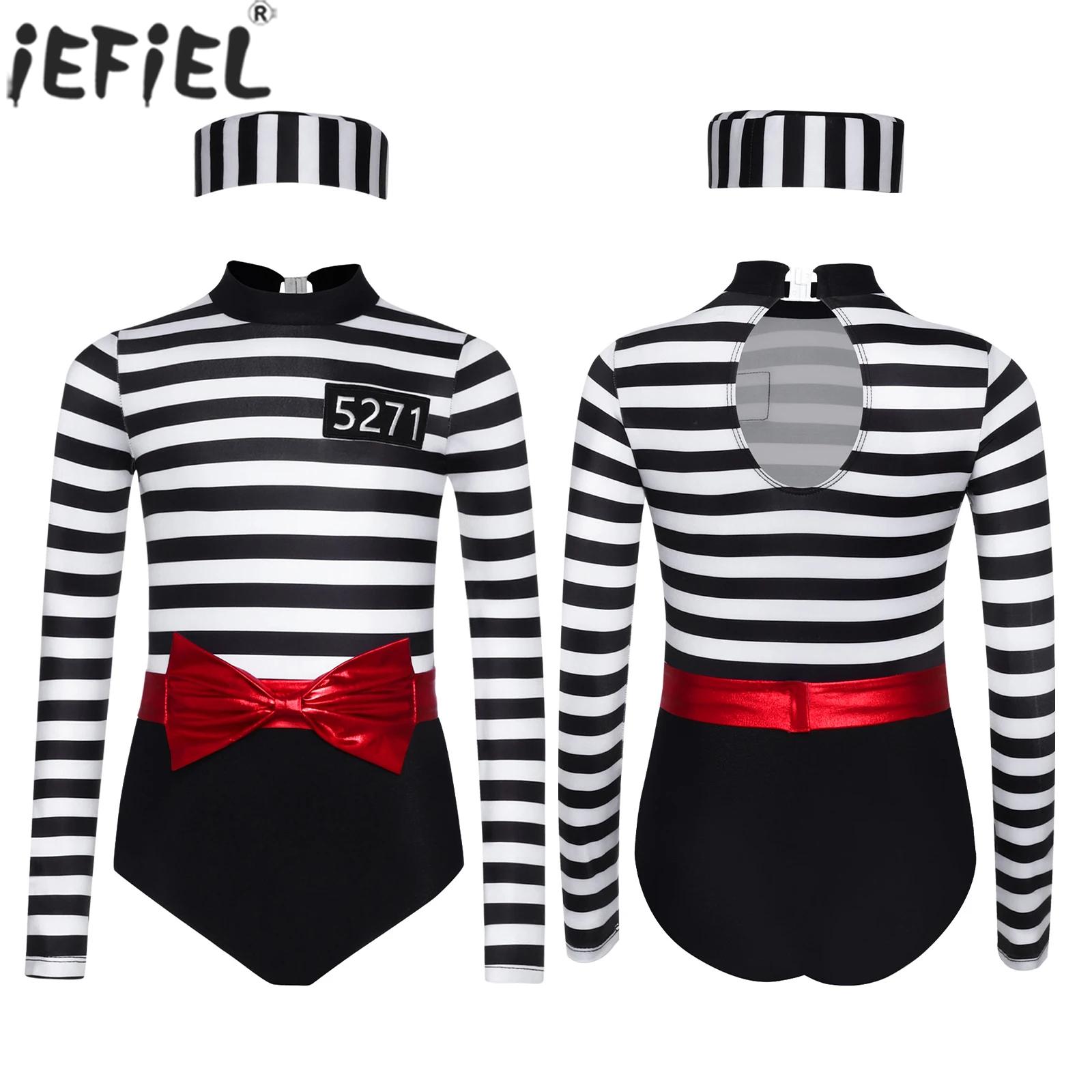 Turtleneck Bodysuit - Meninas adolescentes halloween prisioneiro cosplay bodysuit