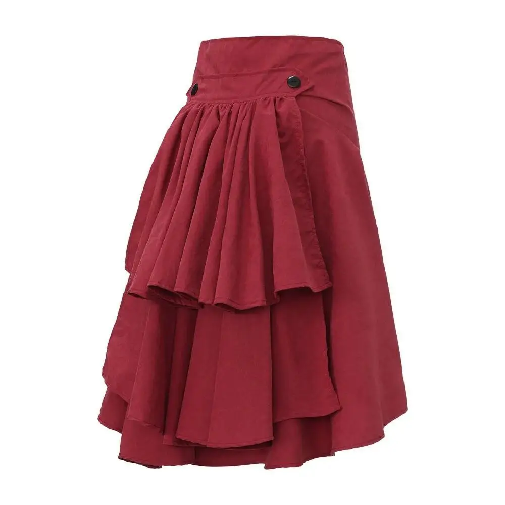 Saia Plissada Gótica Lolita Fe - Pleated Skirt Women avaliação e preço