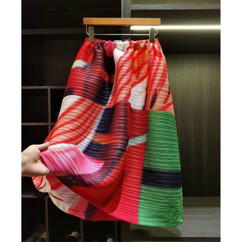 Saia Plissada Miyake Nova Cole - Pleated Skirt Women avaliação e preço