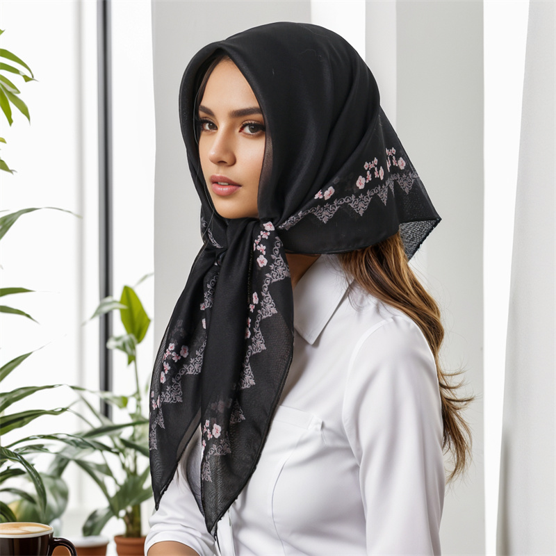 Novo muçulmano quadrado hijab  - Women'S Fashion Visor avaliação e preço