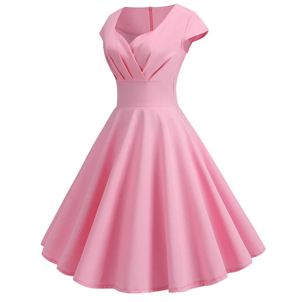 Moda venda quente vestido femi - Women'S Fashion Of The 50S avaliação e preço