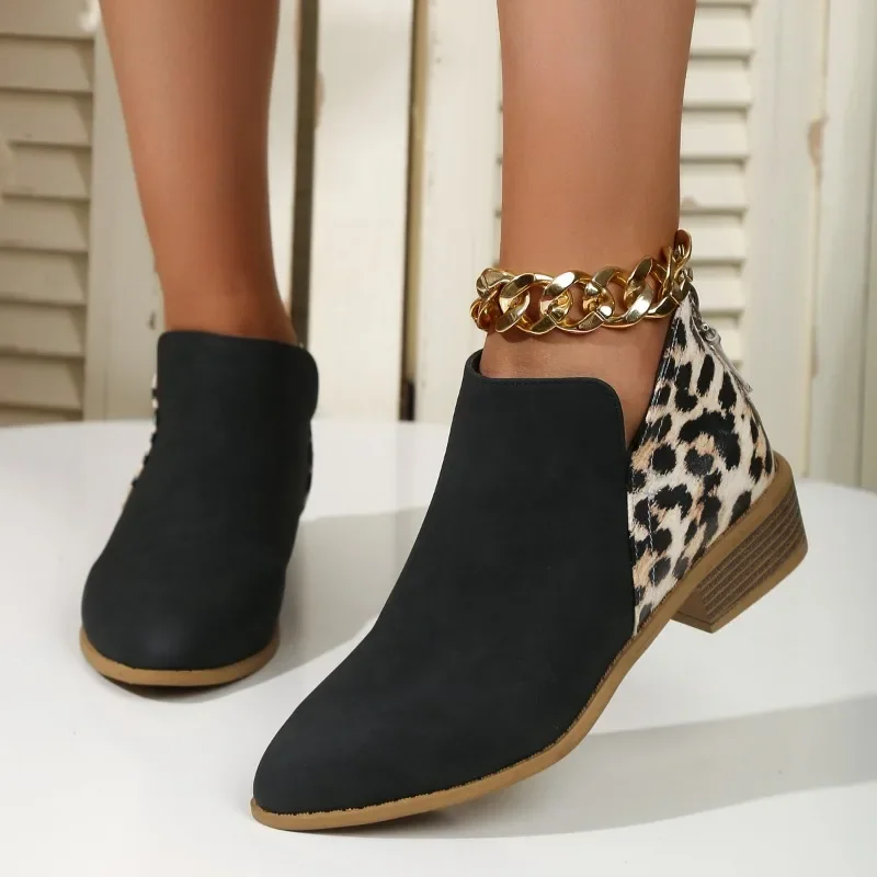Ankle boots com design leopard - Women'S Fashion Ugg Boots avaliação e preço