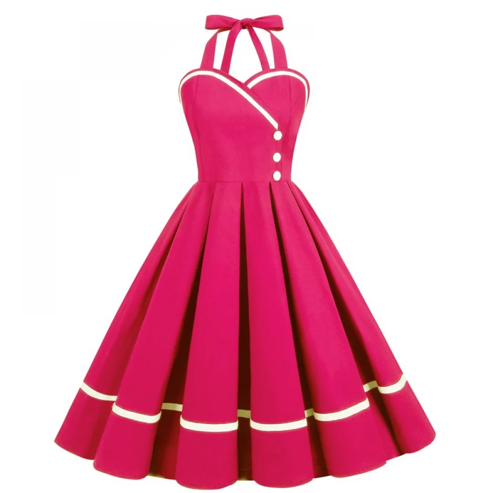 Halloween 50s 60s 80s vestido  - Women'S Fashion Of The 50S avaliação e preço