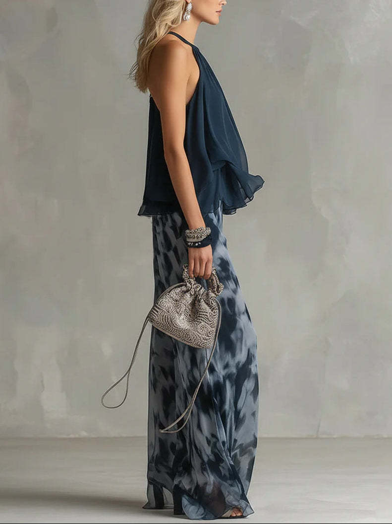 Conjunto Feminino de Verão em  - Wide Leg Palazzo Pants avaliação e preço
