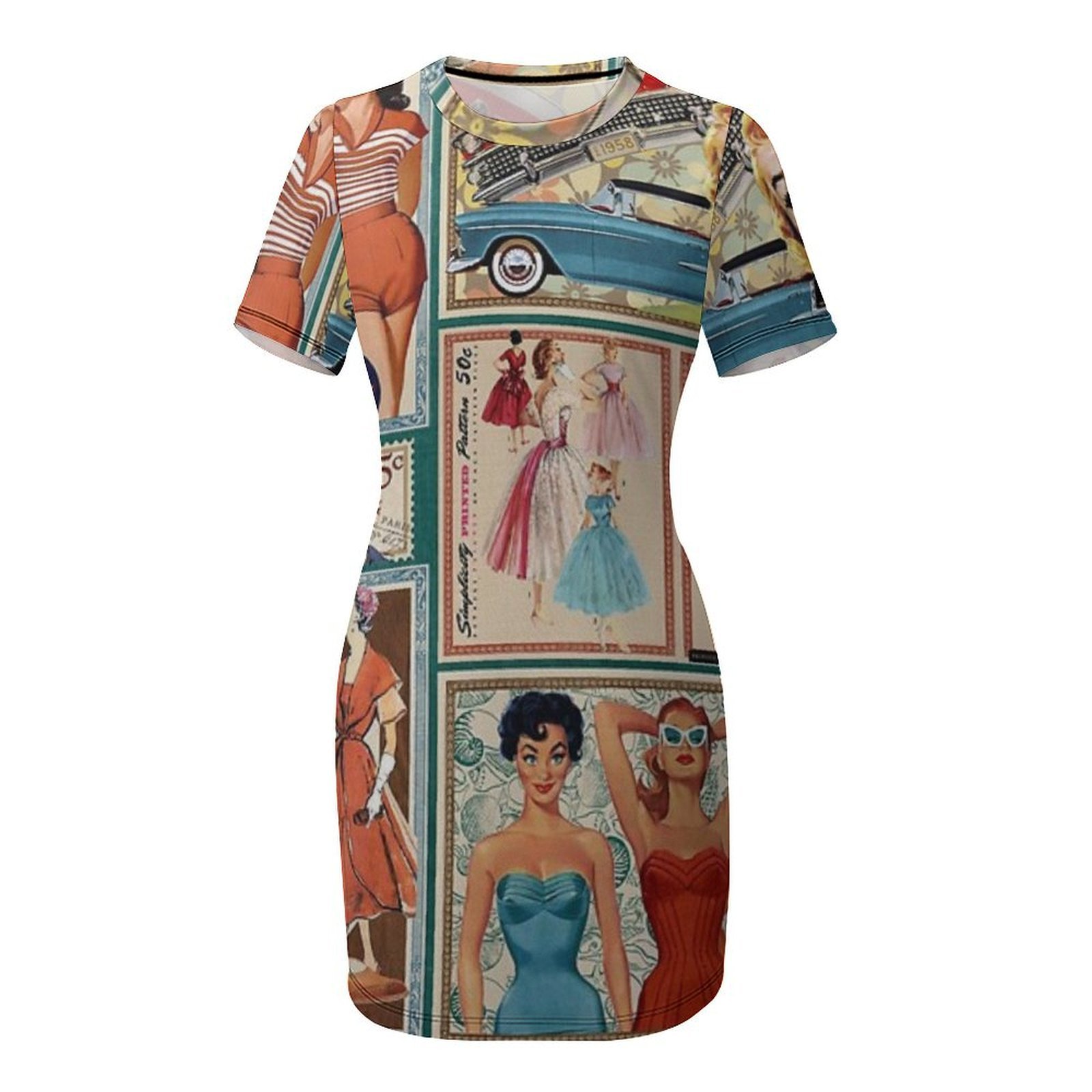 Vestido de Moda dos Anos 50, V - Women'S Fashion Of The 50S avaliação e preço