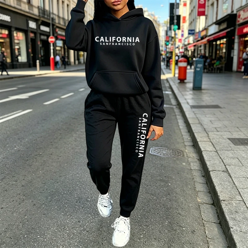 Conjunto de Moletom Casual Urb - Women'S Fashion Suit avaliação e preço