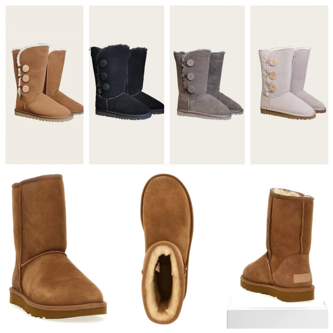 2026 NOVIDADE: Botas de Neve F - Women'S Fashion Ugg Boots avaliação e preço