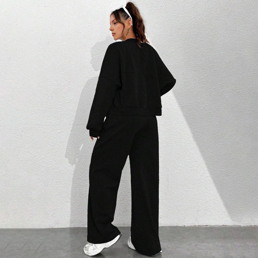 Conjunto Esportivo Feminino Br - Wide Leg Palazzo Pants avaliação e preço