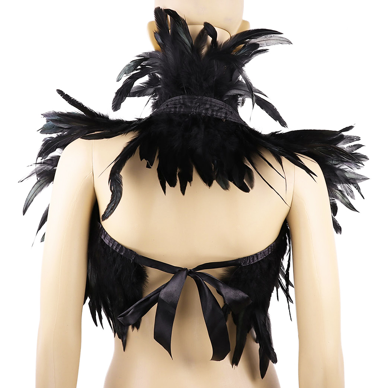 Xaile De Encolher De Pena Natu - Women'S Fashion Harness avaliação e preço