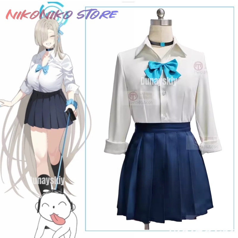Fantasia Cosplay Ichinose Asun - Pleated Skirt Women avaliação e preço