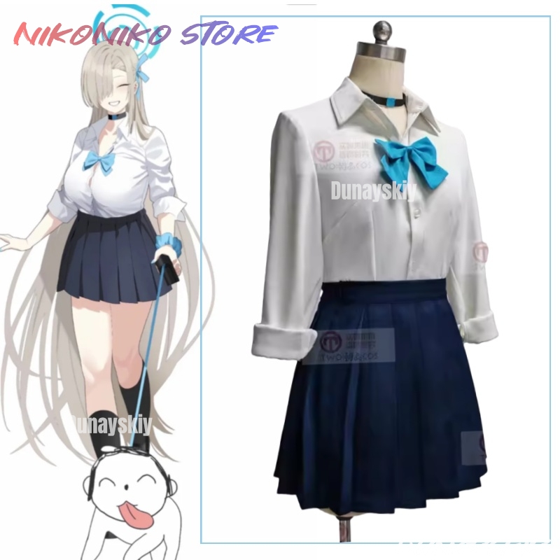 Fantasia Cosplay Ichinose Asun - Pleated Skirt Women avaliação e preço