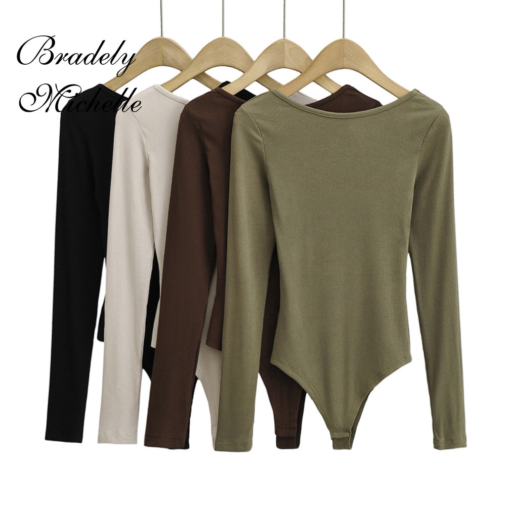 Roupa sexy feminina manga comp - Turtleneck Bodysuit avaliação e preço