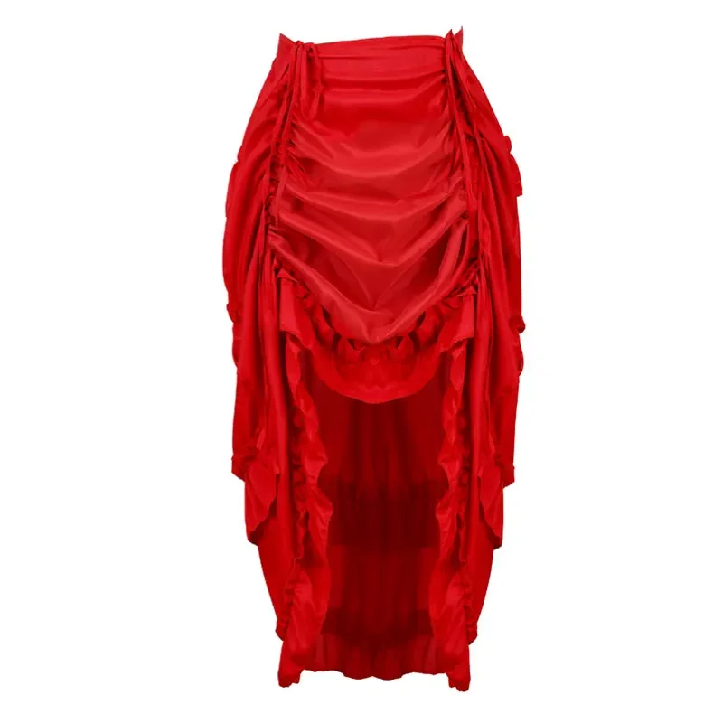 Corset Gótico Steampunk com Sa - Pleated Skirt Women avaliação e preço