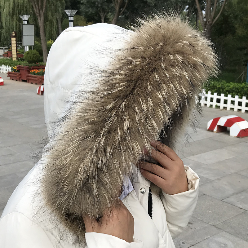 Gola de pele real para casaco  - Women Fashion Jackets avaliação e preço