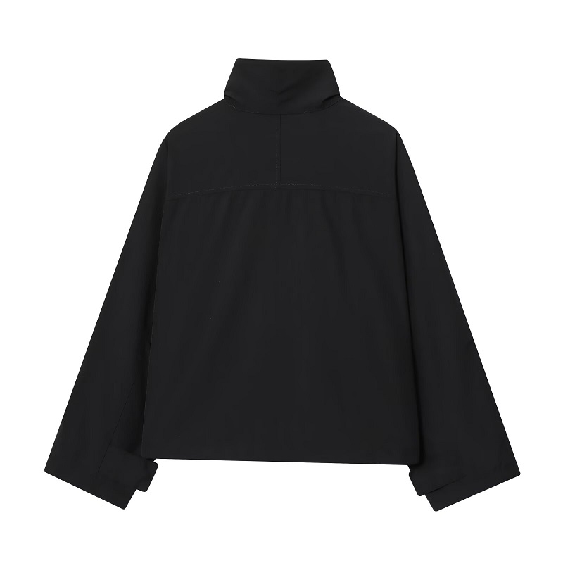 MUJER Preto Blusão Mulher Zip  - Turtleneck Bodysuit avaliação e preço