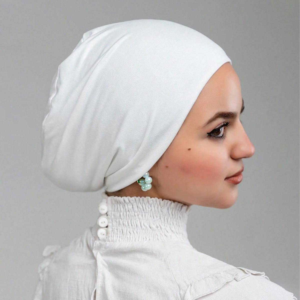 Quente sólido algodão modal jé - Women'S Fashion Visor avaliação e preço