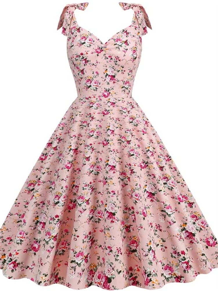 Vestido floral de escritório f - Women'S Fashion Of The 50S avaliação e preço