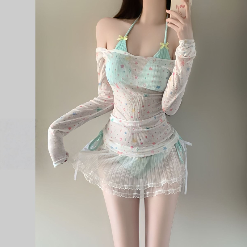 Conjunto de Biquíni Feminino d - Women'S Fashion Suit avaliação e preço