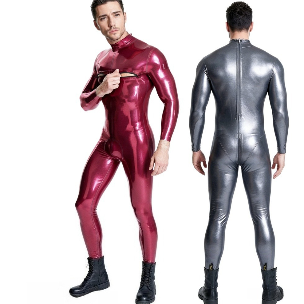 Macacão de Borracha de Látex c - Turtleneck Bodysuit avaliação e preço