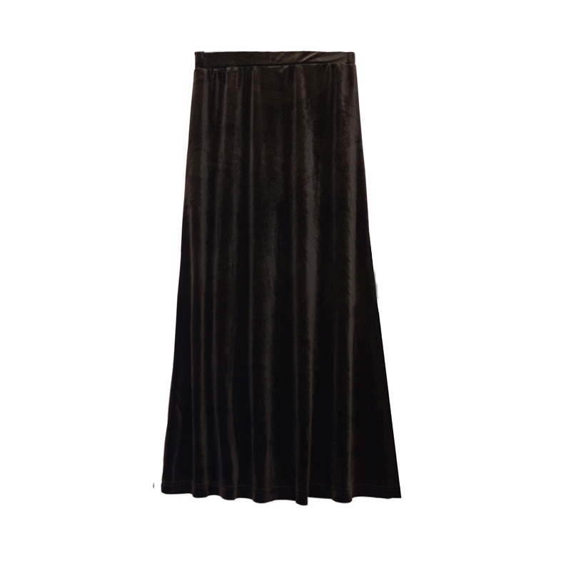 TIYIHAILEY-Saia de Veludo Plis - Pleated Skirt Women avaliação e preço