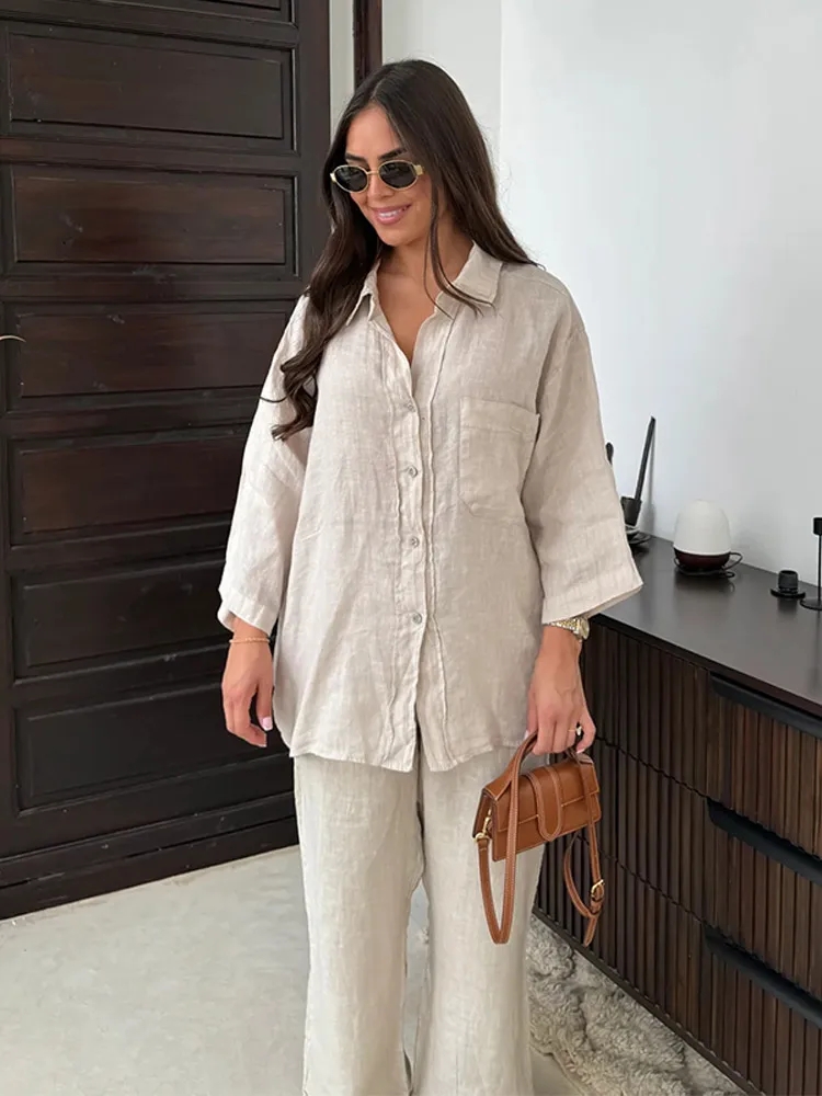 Feminino elegante lapela calça - Wide Leg Palazzo Pants avaliação e preço