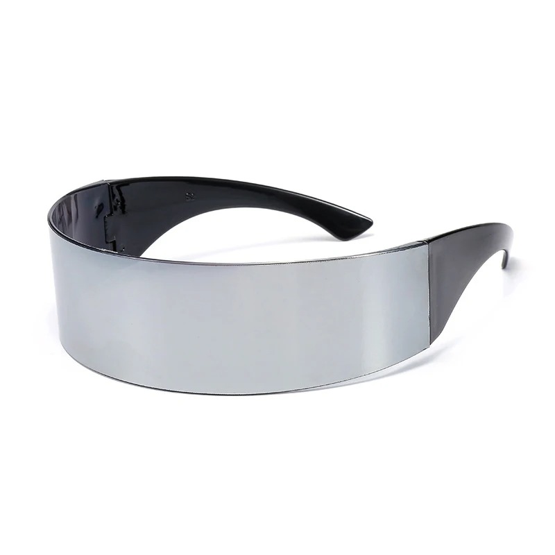 Óculos de Sol Futuristas Y2K c - Women'S Fashion Visor avaliação e preço