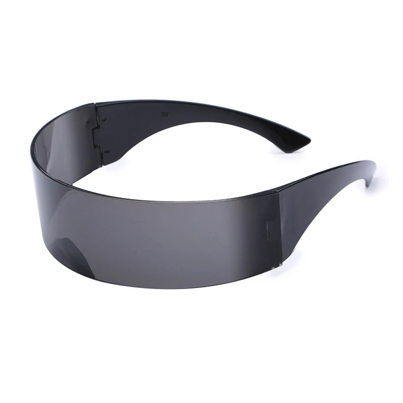 Óculos de Sol Futuristas Y2K c - Women'S Fashion Visor avaliação e preço
