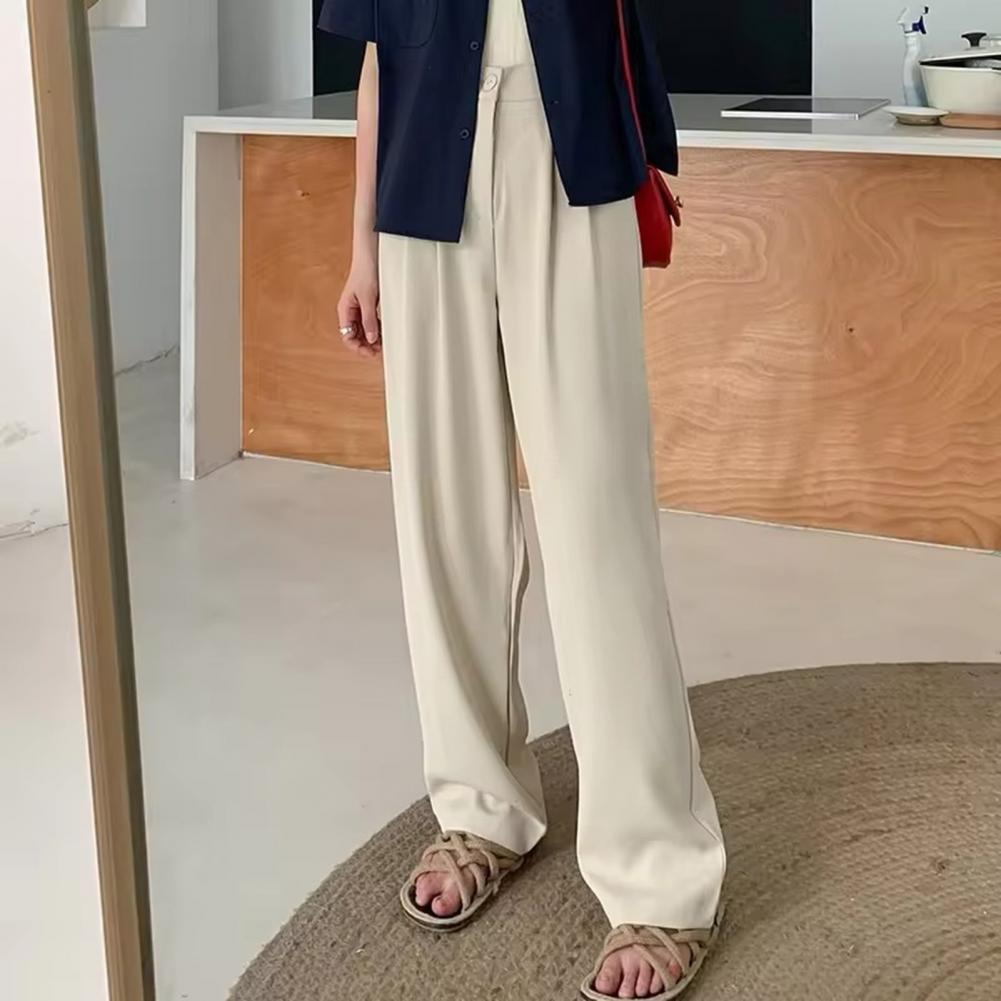 Calças de Negócios Estilo Comm - Wide Leg Palazzo Pants avaliação e preço